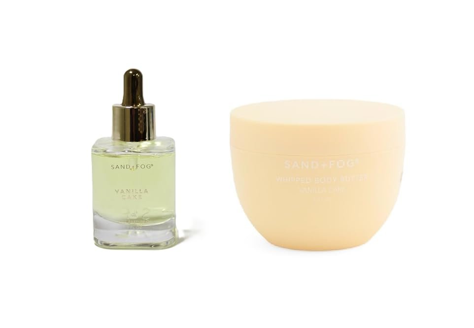 Sand + Fog Vanilla Cake Parfum Oil & Body Butter Set - 1.7 fl oz & 8.47 oz - görsel 1