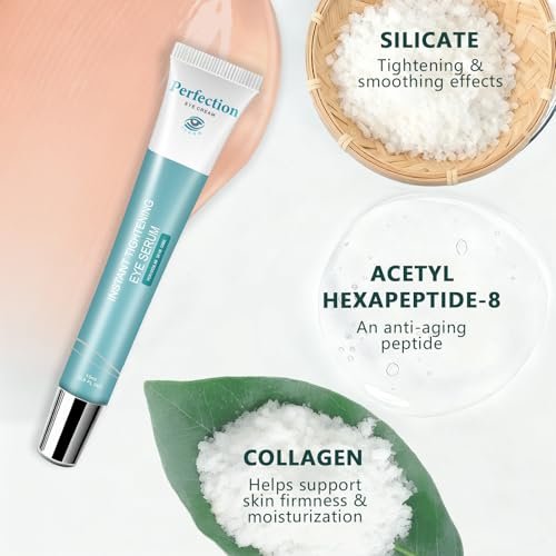 Instant Under Eye Lift Serum - Eye Tightener Cream for Bags, Wrinkles, Dark Circles & Fine Lines - Anti-Aging Wrinkle Remover, 0.5 FL OZ Avelisse