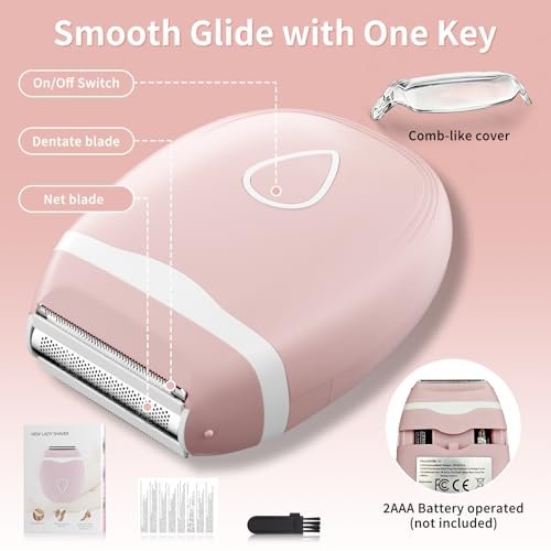 2026 Electric Razor for Women – Cordless Mini Trimmer, 3 Blades, Wet/Dry, Painless Shaver for Face, Bikini, Arms, Legs – Travel-Friendly, Sensitive Skin - görsel 16