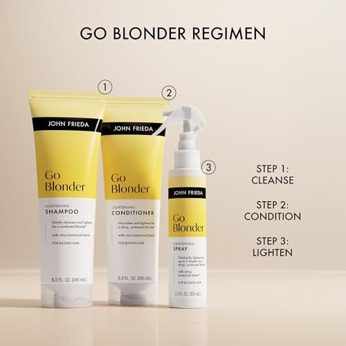 John Frieda Go Blonder Lightening Spray for Blonde Hair, 3.5 fl oz (Pack of 2) Avelisse