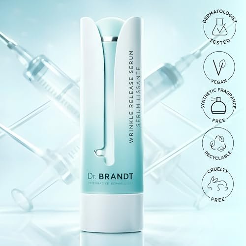 Dr. Brandt Needles No More Wrinkle Release Serum - Targets Expression Lines & Wrinkles, Immediate Smoothing, Supports Collagen - 1 fl oz Avelisse