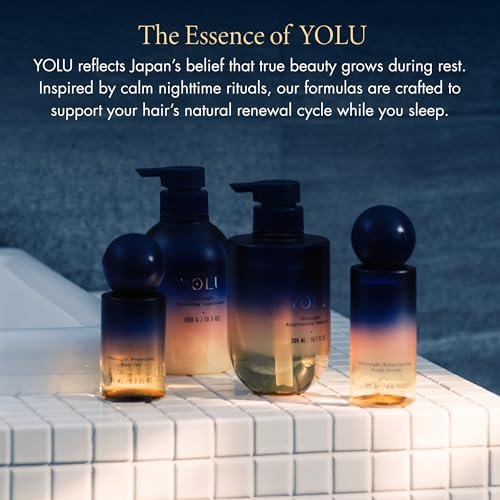YOLU Deep Conditioner for Damaged Hair - Overnight Hydrating Conditioner with Tuberose, Neroli & Jasmine - Frizz Control Detangler - 10.5 oz Avelisse