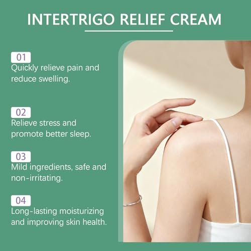 2-Pack Intertrigo Relief Cream - 2026 New Skin Fold Barrier Cream for Moisture & Friction Relief, 1.69 Fl Oz Each Avelisse