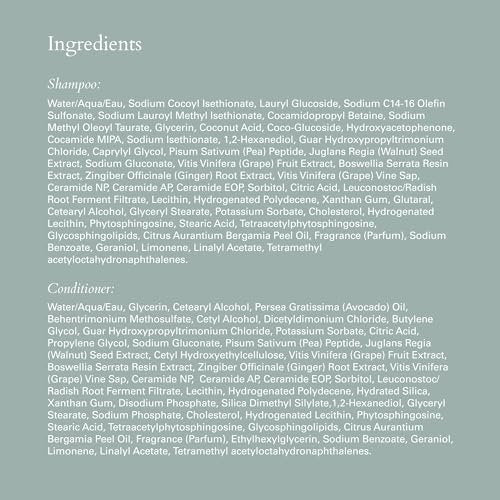 RŌZ Foundation Shampoo and Conditioner Set Duo - Sulfate-Free Hydrating Shampoo and Conditioner for Women & Men - All Hair Types | Vegan, Color-Safe, Silicone & Paraben-Free | 10.1 oz Each Avelisse