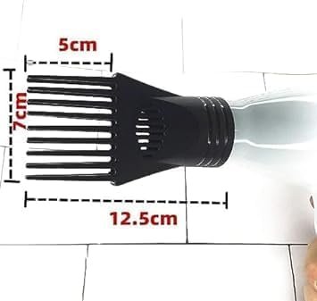 Universal Hair Dryer Comb Attachment for Straightening, Detangling - Nozzle Plastic Hairdressing Salon Comb for Curly, Natural Hair Styling Tools - görsel 14
