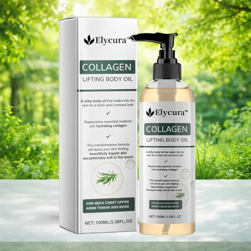 Elycura Collagen Lifting Body Oil – Firming & Tightening Oil for All Skin Types, 3.38 Fl Oz Avelisse