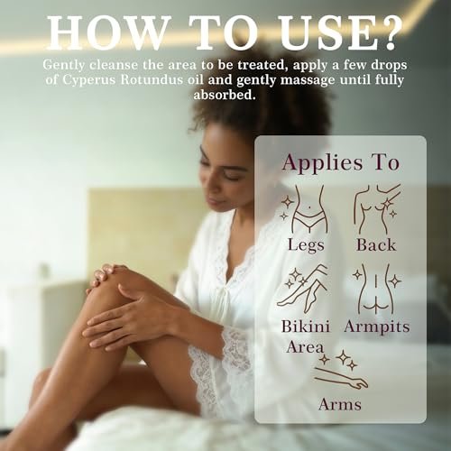 SRIOIO Cyperus Rotundus Oil for Hair Removal - Natural Cyprus Cypress Rotundus Oil, Reduces Unwanted Hair Growth, Soothes Skin & Minimizes Pores (2.02 Fl Oz) - görsel 16