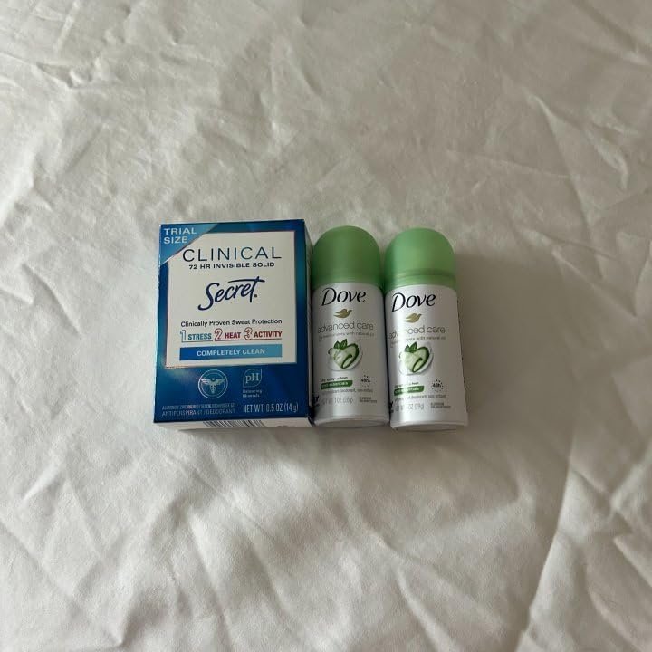 Dove Advanced Care Cool Essentials Antiperspirant & Deodorant Dry Spray – Travel Size 1 oz (Pack of 4) – 72-Hour Sweat & Odor Protection, Cool Fresh Scent with Pear and Cucumber Avelisse