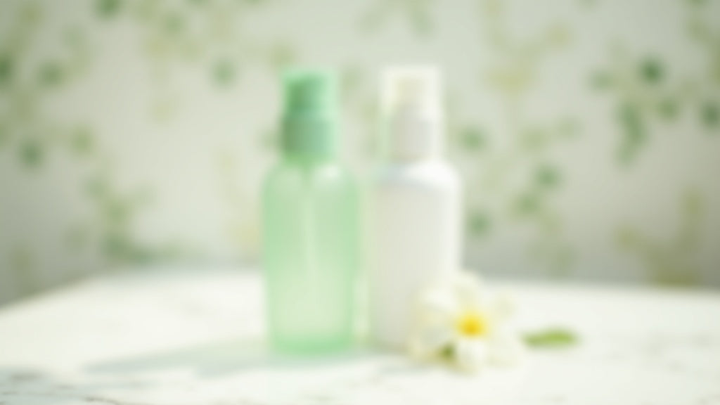 Deodorant vs antiperspirant UK comparison on marble vanity with natural lighting