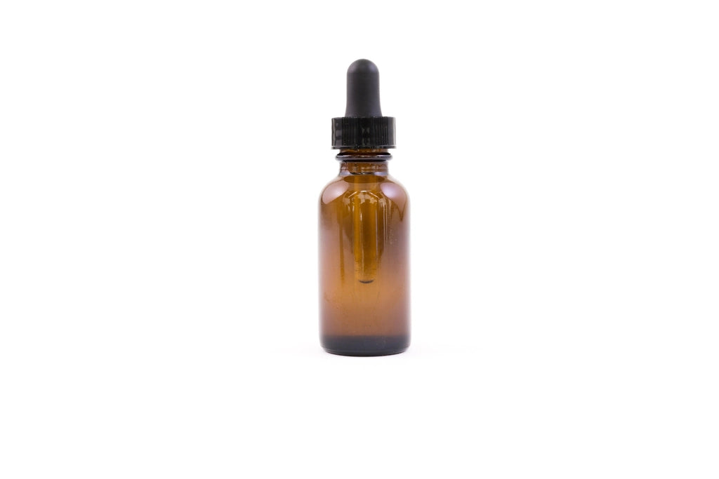Beard oil bottle on a shelf demonstrating how to use beard oil properly for grooming