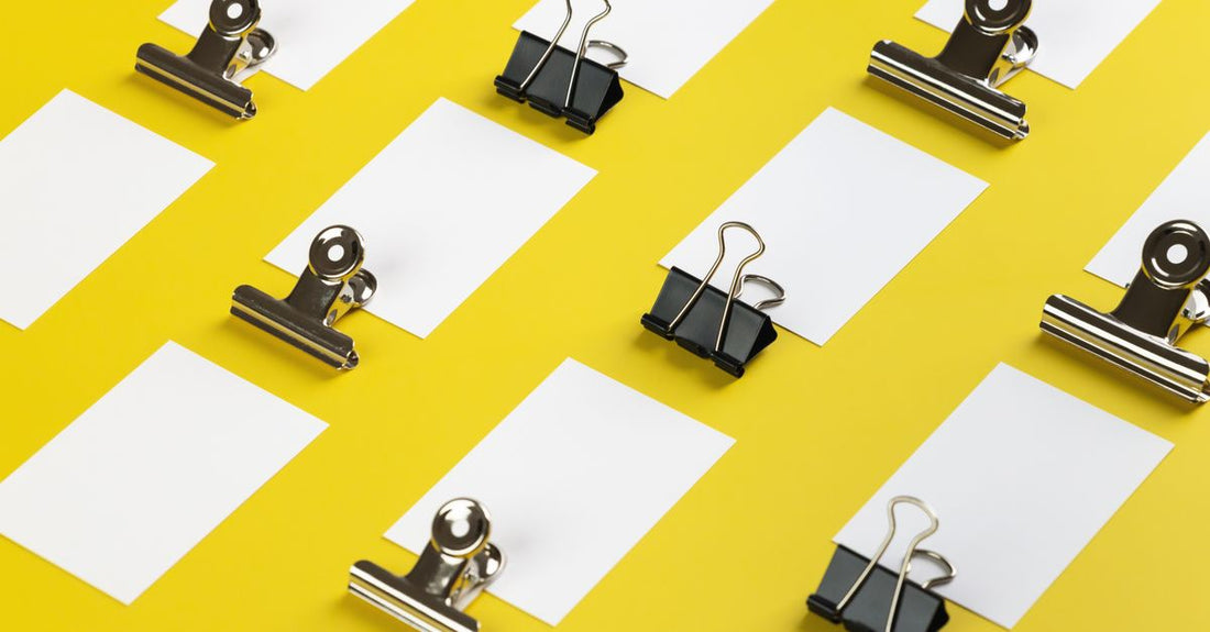 A selection of damage‑free hair clips including duckbill, snap, and claw styles arranged on a light surface, illustrating a clips buying guide for UK shoppers.