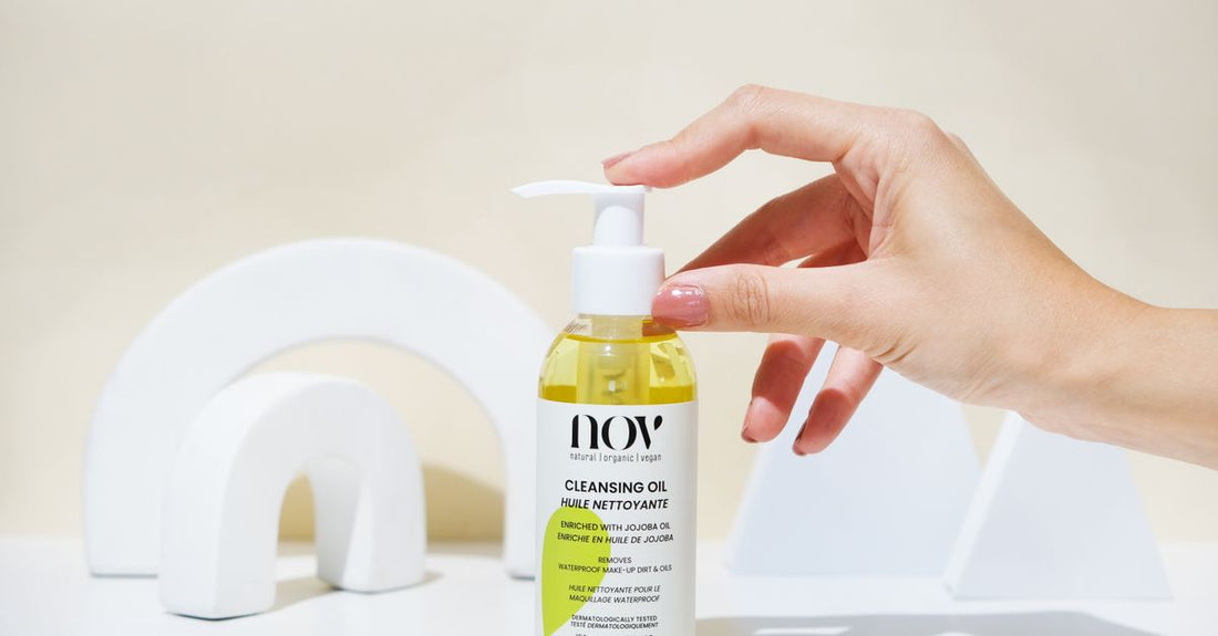 A selection of best cleansing oil for double cleansing bottles on a clean surface