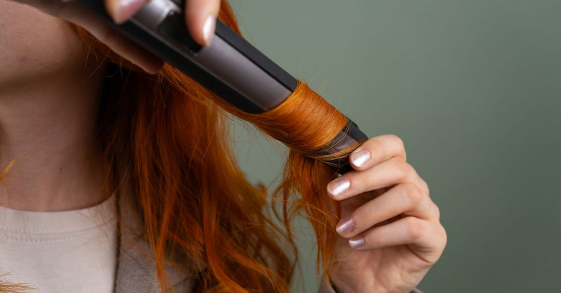 Ceramic curling iron barrel for beach waves UK styling tool