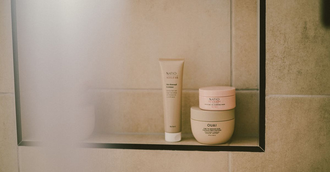 Best hair mask for color treated hair UK jar on bathroom shelf