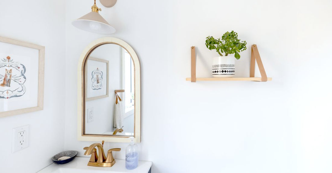A curated row of gentle, dermatologist-recommended body wash bottles on a bathroom shelf, representing the best body washes 2026 for sensitive UK skin.