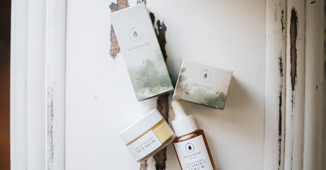 Jar of whipped tallow balm on a marble surface, eczema psoriasis rosacea care buying guide UK hero