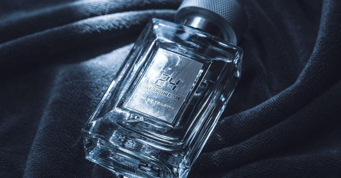 Three affordable eau de parfum bottles displayed on a white marble surface, representing the best eau de parfum 2026 value picks.