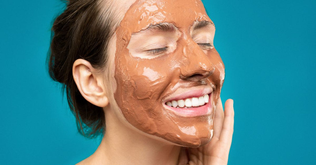 A selection of skincare masks including clay, sheet, and sleeping masks arranged on a marble surface, illustrating how to choose masks for different skin needs.
