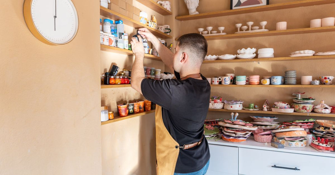 A collection of face moisturiser jars arranged on a clean studio shelf for a face moisturizers buying guide comparison.