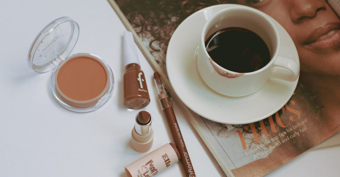 A lip stain bottle with applicator on a neutral background, illustrating how to use lip stain for long wear.