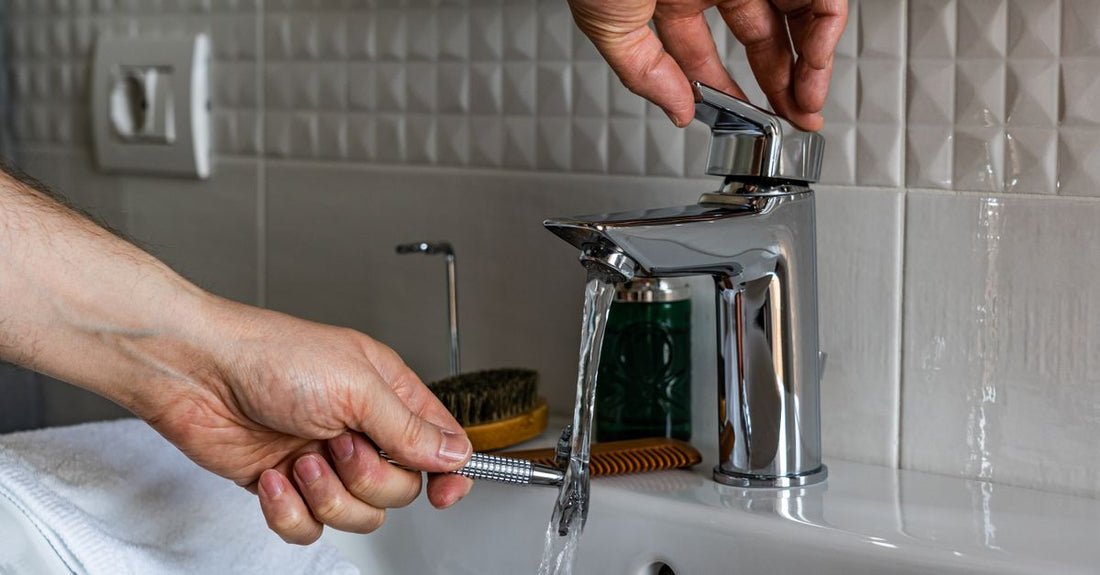 Close-up of a modern foil shaver head with its micro-perforated foil gleaming under studio lighting, illustrating key factors in how to choose foil shavers.