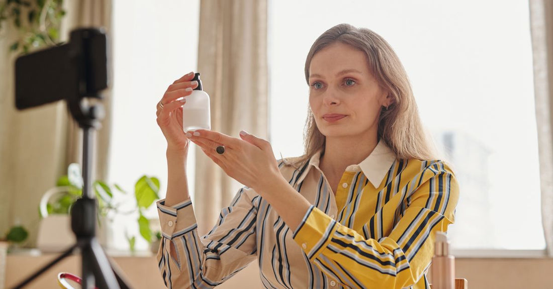 A selection of skincare mediums — gel, cream, and serum textures in clear containers — demonstrating how to choose mediums for different skin types.