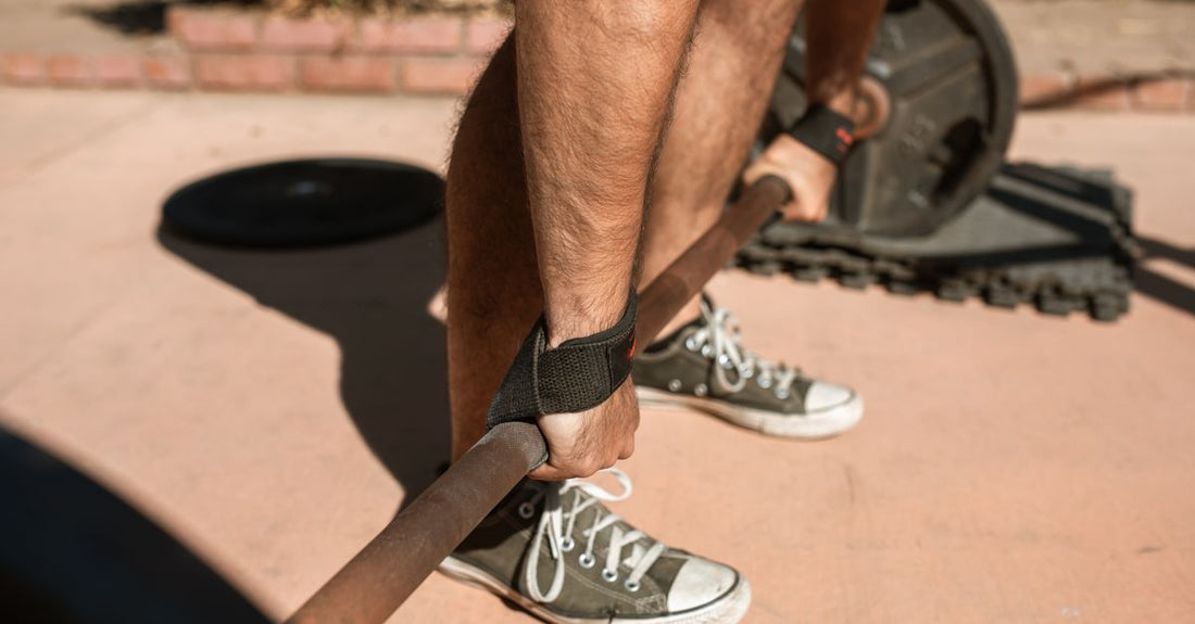 A face lifting strap laid flat on a neutral background, showing its adjustable design and soft fabric, used in a face belts buying guide.