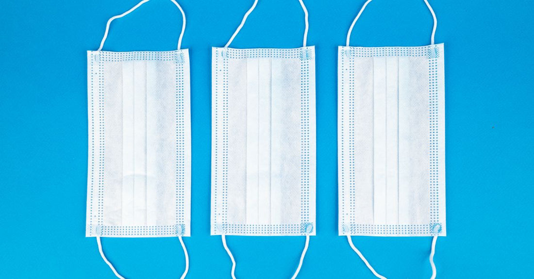 A flatlay of various face masks including sheet, hydrogel, and cream types, illustrating how to choose masks in the UK.
