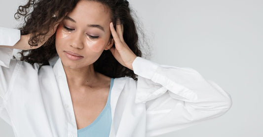 Silicone wrinkle patches arranged on a clean surface, demonstrating how do wrinkle patches work for forehead lines.