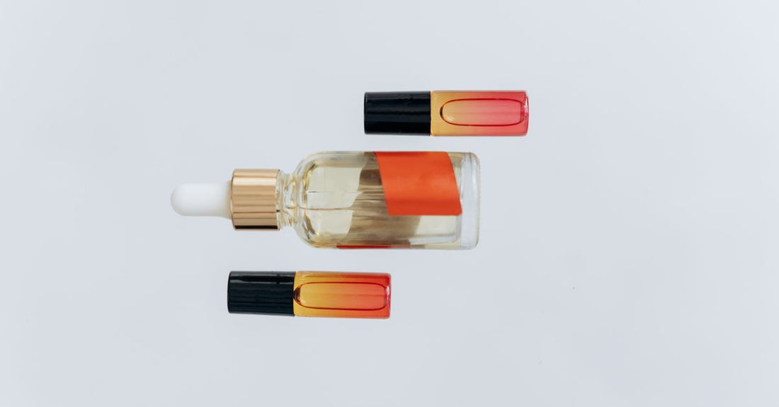 A sleek bottle of beauty adhesive on a white background, representing an adhesives buying guide UK