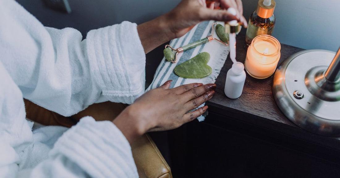 An array of balms and moisturisers on a marble surface, illustrating a comprehensive buying guide for every skin type.