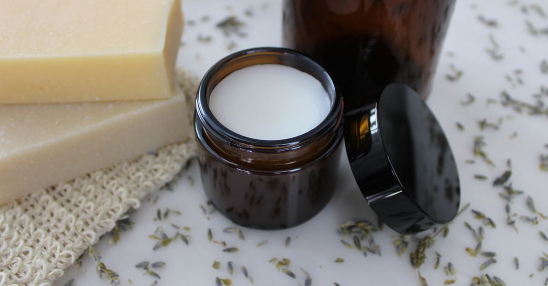 A jar of cleansing balm on a marble surface — how to use cleansing balm for makeup removal