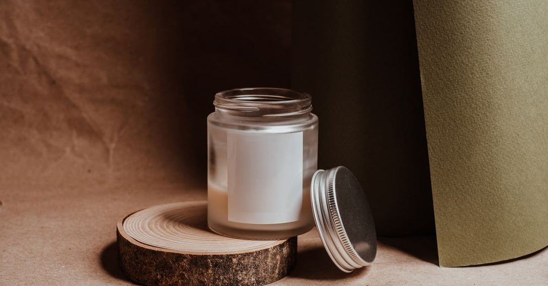 A jar of beard conditioner sitting on a dark wooden surface, representing a beard conditioners buying guide for UK shoppers.