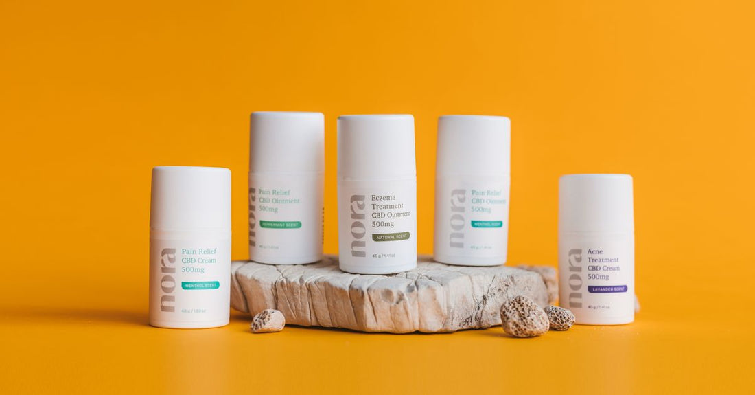 A white jar of soothing eczema face cream on a clean surface, showing how to treat eczema on face affordably.