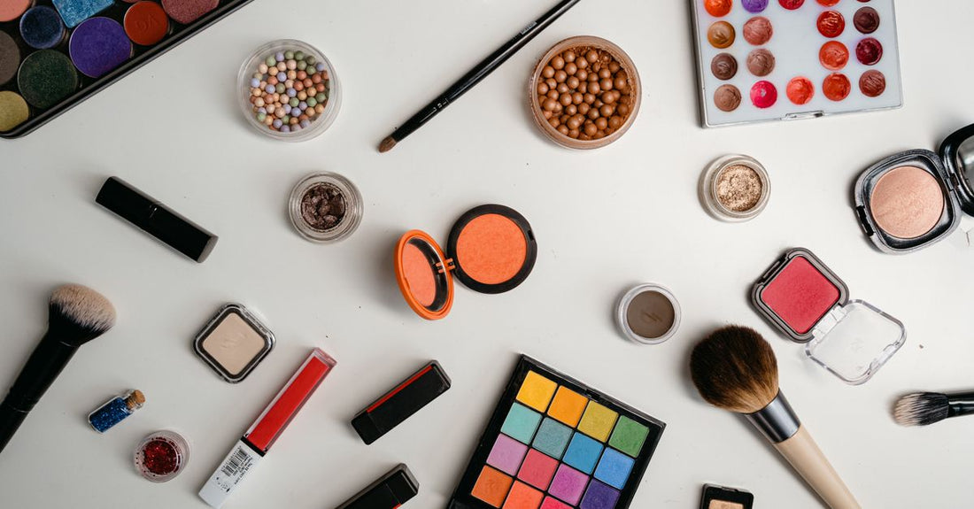 Selection of best bronzers UK 2026 in compacts on a white background