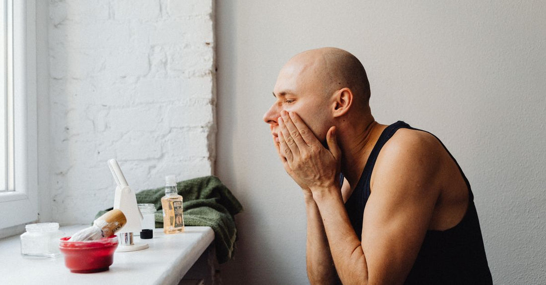 A soothing aftershave balm bottle for sensitive skin, best aftershave for sensitive skin UK