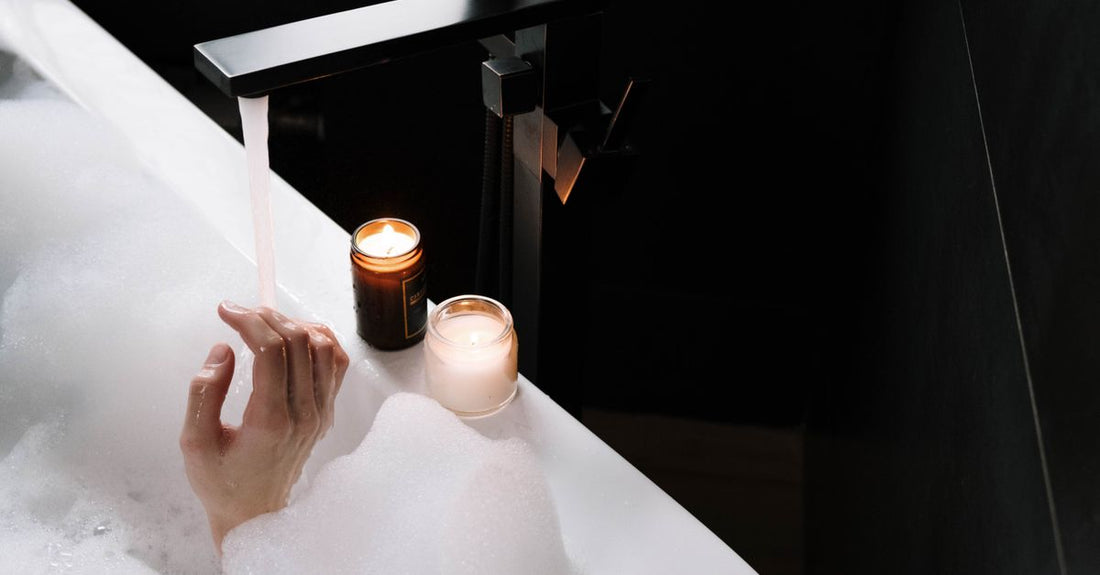 Luxury bubble bath bottle and rich foam, best bubble bath UK 2026
