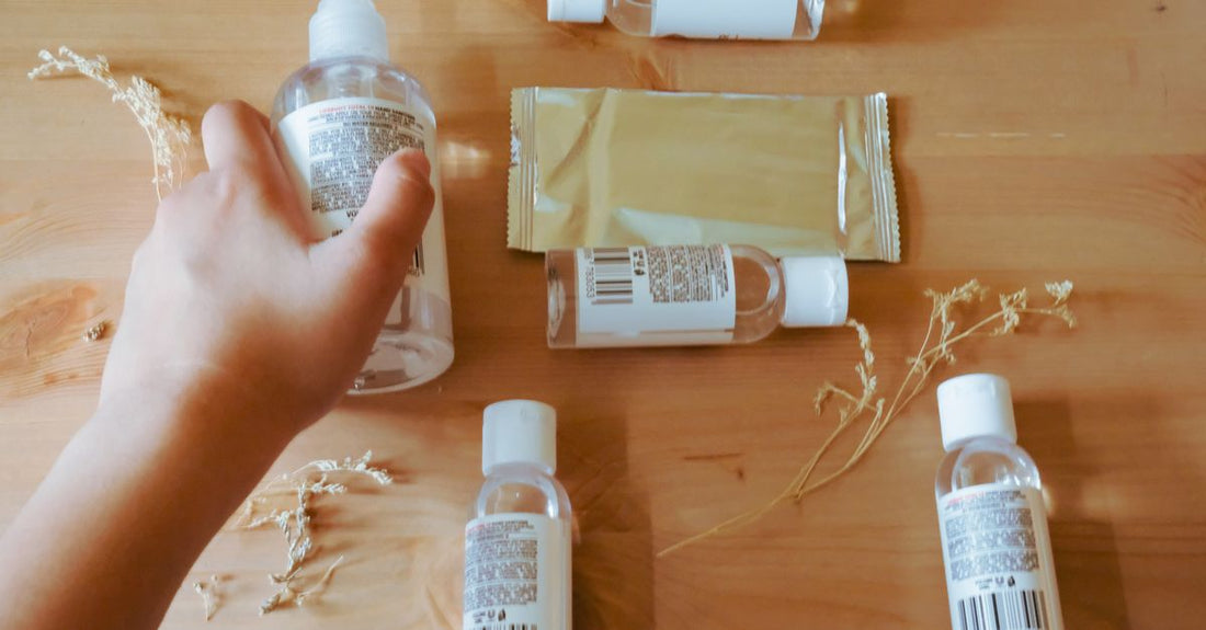 A selection of beauty foam products – cleansers, mousses and styling foams – displayed on a light surface, illustrating a foams buying guide UK.
