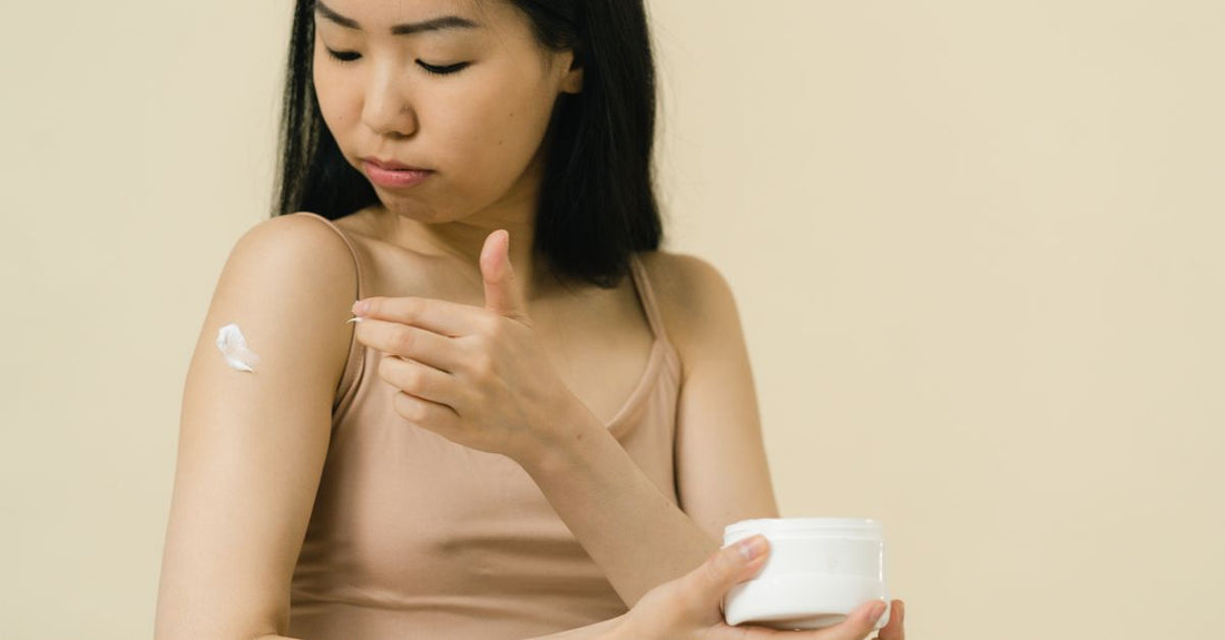 Jar of soothing eczema, psoriasis and rosacea care cream on a neutral surface, best eczema, psoriasis & rosacea care 2026