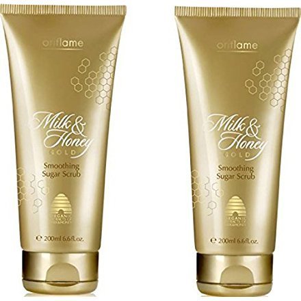 Oriflame Sweden Milk and Honey Gold Set Scrub (400 ml) - Exfoliating Body Scrub - görsel 1