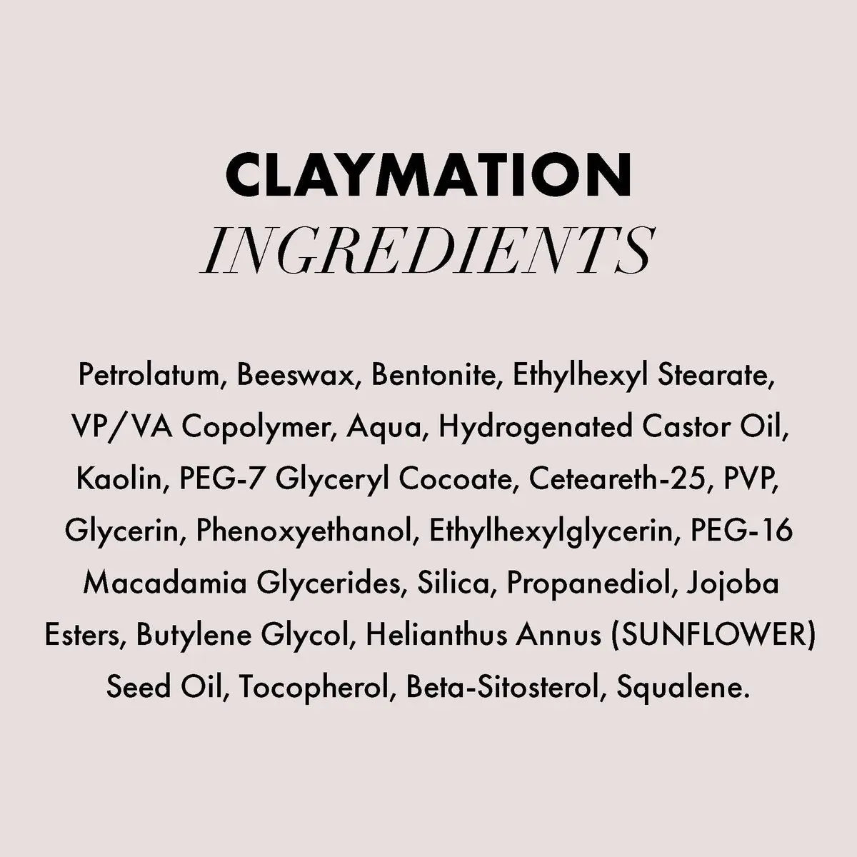 Hanz de Fuko Claymation Premium Men's Hair Styling Clay – Super High Hold, Matte Finish – 2 oz Travel Size Avelisse
