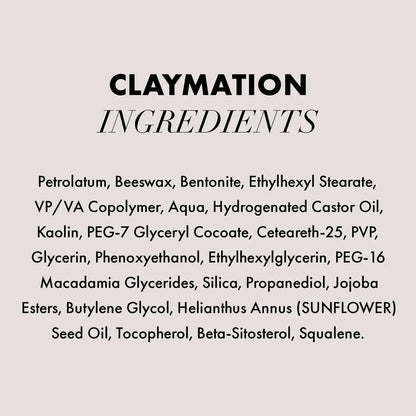 Hanz de Fuko Claymation Premium Men's Hair Styling Clay – Super High Hold, Matte Finish – 2 oz Travel Size Avelisse