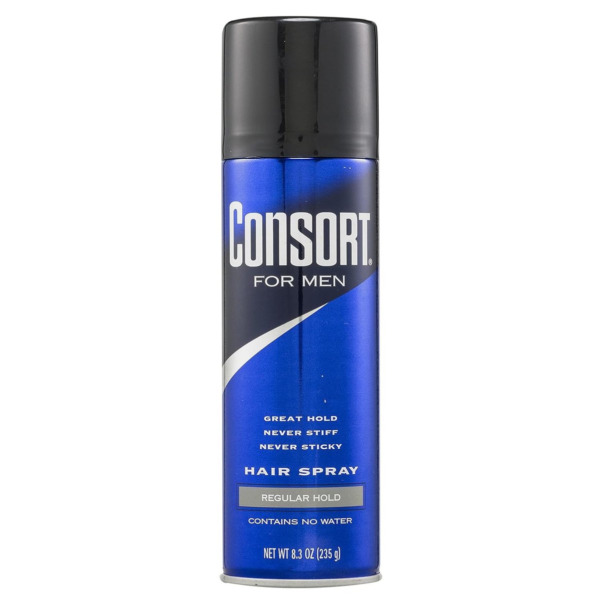 Consort For Men Hair Spray Regular Hold 8.3 oz - Clear Finish Styling Spray Avelisse
