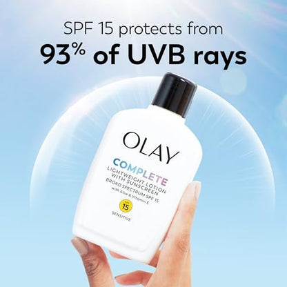Olay Complete All Day Moisturizer with Sunscreen Broad Spectrum SPF 15 - Sensitive, 4 fl oz