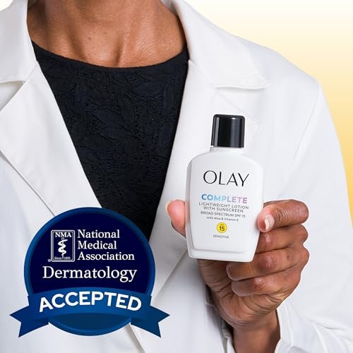 Olay Complete Lotion Moisturizer with SPF 15 for Sensitive Skin, 6 oz - görsel 9