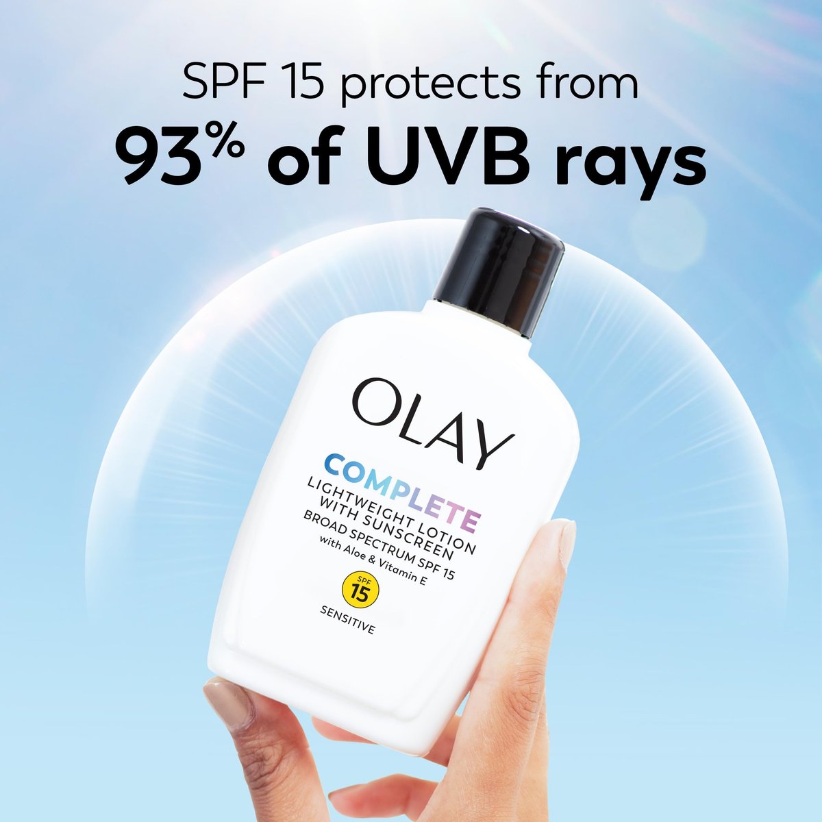 Olay Complete All Day Moisturizer with Sunscreen Broad Spectrum SPF 15 - Sensitive, 4 fl oz - görsel 11