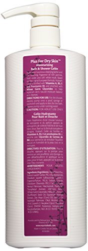 Vitabath Moisturizing Bath & Shower Gelee for Dry Skin, 32 oz – Hydrating Body Wash Avelisse