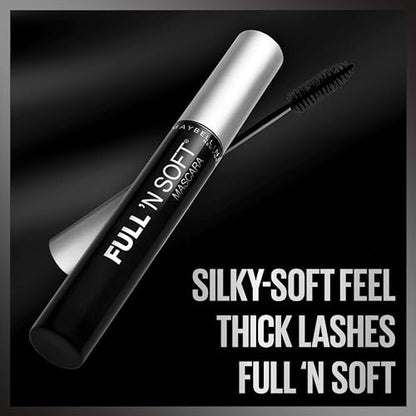 Maybelline New York Full 'N Soft Washable Mascara, Very Black - 0.28 Fl Oz