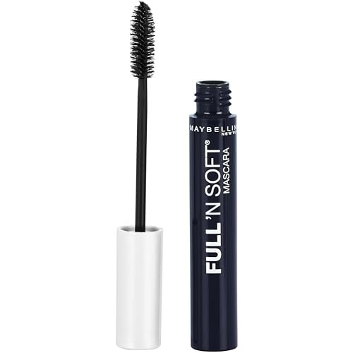 Maybelline New York Full 'N Soft Washable Mascara, Very Black - 0.28 Fl Oz - görsel 1