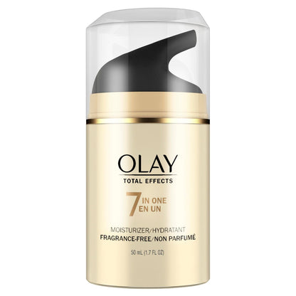 Olay Total Effects Face Moisturizer, Fragrance-Free, 1.7 fl oz - Daily Anti-Aging Cream Avelisse